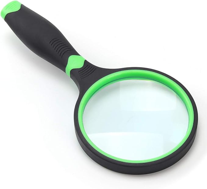 4X Magnifying Glass for Reading and Hobbies, 75mm Non