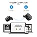 Deep Dream Wireless Earbuds,Touch Control Mini Bluetooth Headphones, 3D Stereo Subwoofer Sport Bluetooth Earphones with Charging Case（Black）