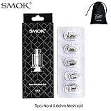 100% Authentic Nord Replacement Heads for Nord Pod Kit (Mesh 0.6, 5pcs/Pack)