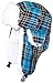 Best Winter Hats Big Kids Quality Tartan Plaid Russian/Trapper Hat W/Faux Fur (One Size)