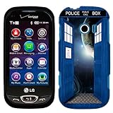 LG Extravert 2 British Blue Police Box Open Doors to Space Case
