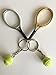 Beautiful Tennis Ball & Racket Key Chain for Sports Lovers