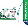 GUM Soft-Picks Advanced Easy to Use Dental Picks for Teeth Cleaning and Gum Health with Convenient Carry Case Dentist…