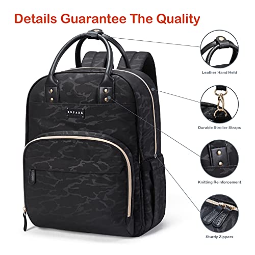 diaper bag backpack with stroller straps