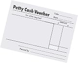 Q-Connect Petty Cash Voucher Pad 125x101mm Pack of 10 KF00103 view 2
