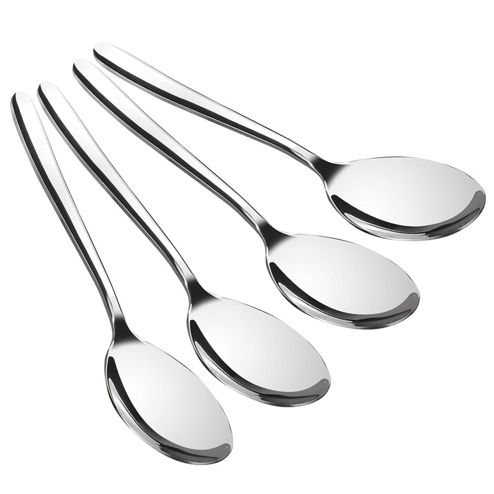 Yarebest 4 Pieces Serving Spoons Large, Stainless Steel Spoon for Serving, Buffet Serving Spoons