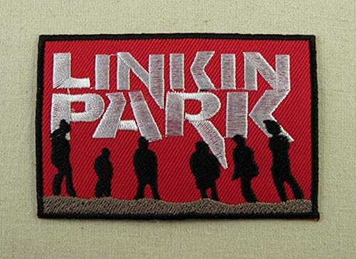 Linkin Park Red Hip Hop Heavy Metal Music Rock Band Logo Badge Iron-on/Sew-on Embroidered Patch