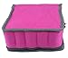 Essential Oils Storage – pureGLO 30 Bottle Essential Oil Carrying Case - Essential Oil Organizer Bag Travel Carrier Holds 5ml, 10ml, 15ml Vials – Holder for Young Living & Doterra Containers (Fuchsia)