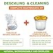 Maxiliano Oxy Cleaner Kit 2 in 1 Professional Descaling For All K-Cup Keurig 2.0 Brewers, Biodegradable, Full Cycle Cleaning and Descaler Solution