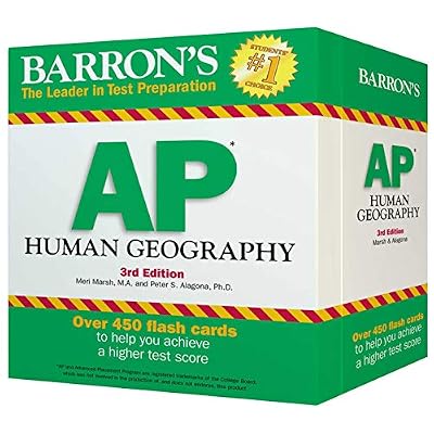Buy Barrons AP Human Geography Flash Cards Third Edition Online at ...