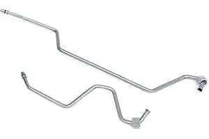 IRIEQU Rack Pinion Transfer Lines Hard lines Compatible with Chevrolet Tahoe Suburban 1500 Avalanche for Cadillac Escalade ESV for GMC Yukon 2008-2014 4.8L 5.3L 6.0L 6.2L V8 Replaces 15254059 15254058