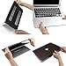 TJFEC PU Leather Coated Soft Touch Hard Case for MacBook Pro 13 inch with Retina Display Model A1425 and A1502 - Dark Wood