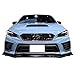 Front Bumper Lip Compatible with 2015-2017 Subaru WRX STI, S208 Style Black PU Front Lip Finisher Under Chin Spoiler Add On by IKON MOTORSPORTS, 2016