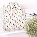 Lookatool Women Pineapple Drawstring Beam Port Backpack Shopping Bag Travel Bag