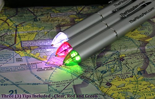 Britta Products LED Pen, The Pilot's Pen, Aviator Model - LED Powered Ink Penlight with Night Vision Lenses - Thumbnail 5