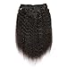 KeLang Hair Kinky Straight Clip In Human Hair Extensions Clip Ins Human Hair 9A Italian Coarse Yaki Brazilian Virgin Hair Clip In Extension 7pcs/lot,120gram/set 14inch