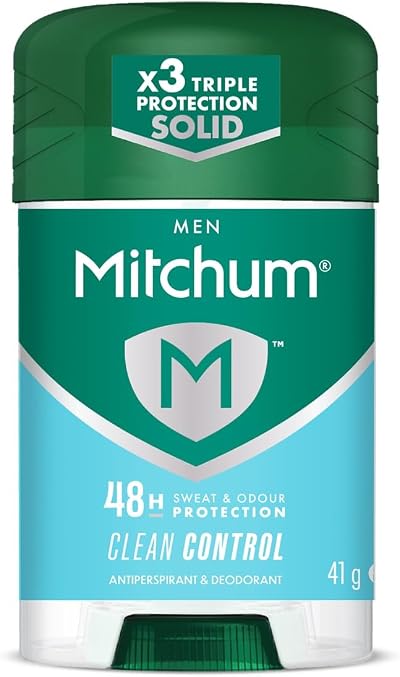 Mitchum Men Clean Control Stick Deodorant Antiperspirant 41g Triple Odor Defense