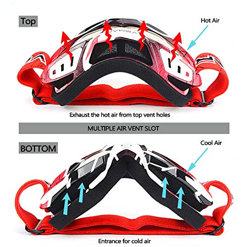 Polarized Sport Motorcycle Motocross Goggles ATV Racing Goggles Dirt