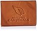 Rico Industries NFL Embossed Leather Trifold Wallet, Arizona Cardinals