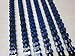 BLUE 6pc MOUNTABLE ABS SOCKET RAILS 1/4