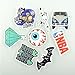 Diageng Stickers Skateboard Snowboard Vintage Vinyl Sticker Graffiti Laptop Luggage Car Bike Bicycle Decals mix Lot Fashion Cool Random style milticolor(pack of 50)