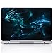Meffort Inc 15 15.6 Inch Laptop Notebook Skin Sticker Cover Art Decal (Free Wrist pad) - Blue Dragon