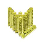 GEILIENERGY NiCd AAA 1.2V 600mAh Triple A Rechargeable Batteries for Solar Light Solar Lamp Garden Light(12 PCS)