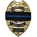 Bands of Mourning - Mourning Bands for Badges - Police - 2 Pack - 1 Blue Line & 1 Black - 2 Mourning Bands Set - Show Unity for a Fallen Officer - Blue Lives Matter