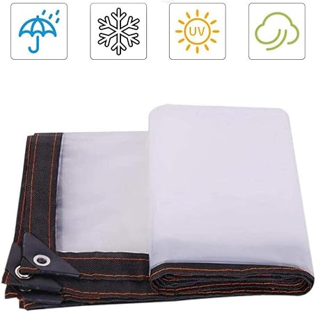 F S B Persenning Transparent Wasserdicht Garten Schuppen Tuch Isolierung Pe Kunststoff Folie Windschutzscheibe Fur Balkon Fenster 120g M 4 6m Amazon De Kuche Haushalt