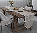 Niustyle Macrame Table Runner, Bohemia Handwoven Décor Wedding Table Runner with Tassels Bedroom Kitchen Coffee Table Decor (12