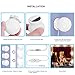MINGER Hollywood Style Vanity Mirror Lights, 8 Dimmable LED Light Bulbs Kit Lighting Fixture Strip for Makeup in Bathroom Dressing Room (Mirror Not Included)