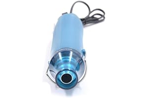 mofa emboss Heat Gun, Hot Air Gun Tools Shrink Gun with Stand For DIY Embossing And Drying Paint Multi-Purpose Electric Heating Nozzle 300W 110V (Blue,Blue)