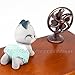 Odoria 1/12 Miniature Fan Dollhouse Decoration Accessories, Bronze