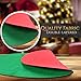 ABOAT 30 inches Red and Green Reversible Christmas Tree Stand Mat Accessory for Floor Protection and Holiday Party Decoration