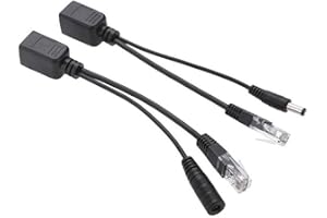 axGear Passive Power Over Ethernet PoE Adapter Injector+ Splitter Kit 5v 12v 24v 48v