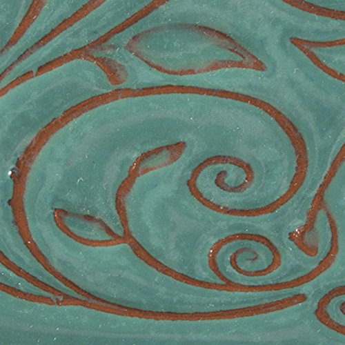 AMACO Opalescent Glaze, Aquamarine O-21, 1 Pint