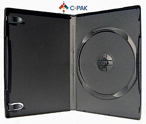 C-Pak-Standard-14mm-Single-Disc-DVD-Cases-Pack-of-25pcs