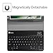 Fintie Keyboard Case for iPad 9.7 2018 2017 / iPad Air 2 / iPad Air - Folio Stand Cover with Removable Wireless Bluetooth Keyboard for iPad 6th / 5th Gen, iPad Air 1/2, Blossom