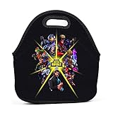 LSJBB Custom 3D Printing Fort-nite Infinite Royale Handbag Bento Bag/Lunch Box/Picnic Bag with Zip & Handle