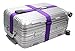 Cross Luggage Strap Adjustable Suitcase Belt Travel Accessories 1Pack #L170 (1Purple)