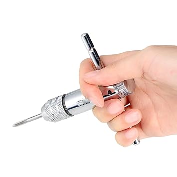 Generic 5pcs/Set Straight Groove Tap Bearing Steel Mini Straight Flute Hand Taps Drilling Mane Accessories T-Handle Ratchet Tap Wc