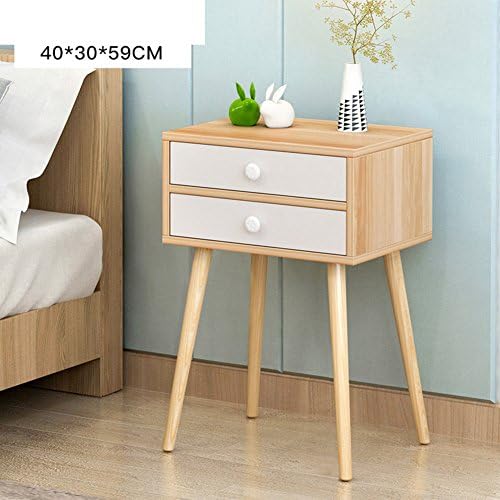 EWYGFRFVQAS Nordic simple drawer tall nightstand Bedroom night table [lockers] Cabinets Economical solid wood side cabinet Locker Mini cabinet-J