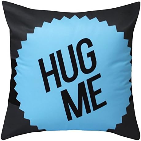 NikaGrace, Hug Me Throw Pillow, made in USA, and no pillow insert included 20 x 20