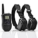 Excelvan Remote Control Dog Training Shock Collar for 2 Dogs with 100LV of Shock and Vibration, Rechargeable and Waterproof