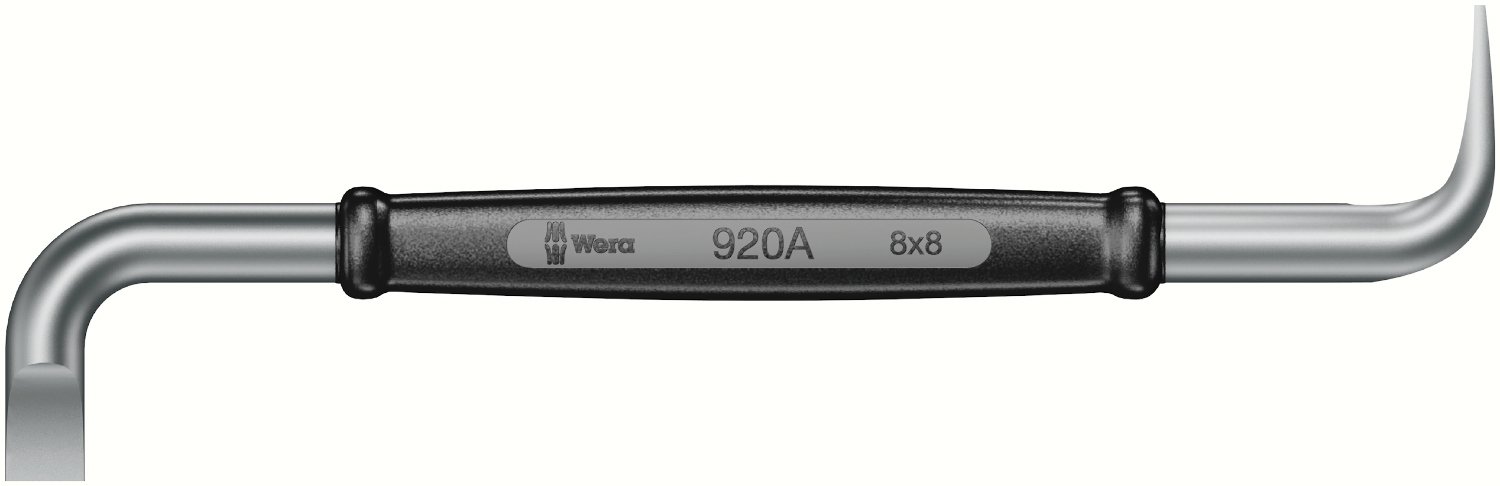 Wera 05017415001 920 A - 8 + 8.0 x 150 mm Offset Screwdriver - Silver