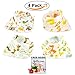 ABI Kids  Anti-Smell Anti-Bacterial Quick Dry Avoids Drool RashCotton Bandana Baby Bibs with Nickel-Free Snaps, 4-Pack