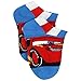 Disney Cars Boys 6 pack Socks (4-6 (Shoe: 7-10), Grey/Multi No Show)