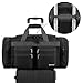 Gonex 45L Travel Duffel Bag Gym Bag Sports Duffle Bag Weekender Bag Luggage Duffel for Men Women for Hiking Camping Travelling Cycling with Multi-Pockets Black