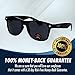 RAY SOLÉE USA Merchant | Sunglasses for Men, Women & Kids 3 Pack of Tinted Lenses with UVA & UVB Protection (Satin Black, Black)