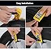 AUTOLOVER Car Security Chains 8pcs Anti Snow Chains of Car,SUV, Truck Chain Tire Emergency Thickening Anti-Skid Chain with Gloves and Snow Shovel (Black)